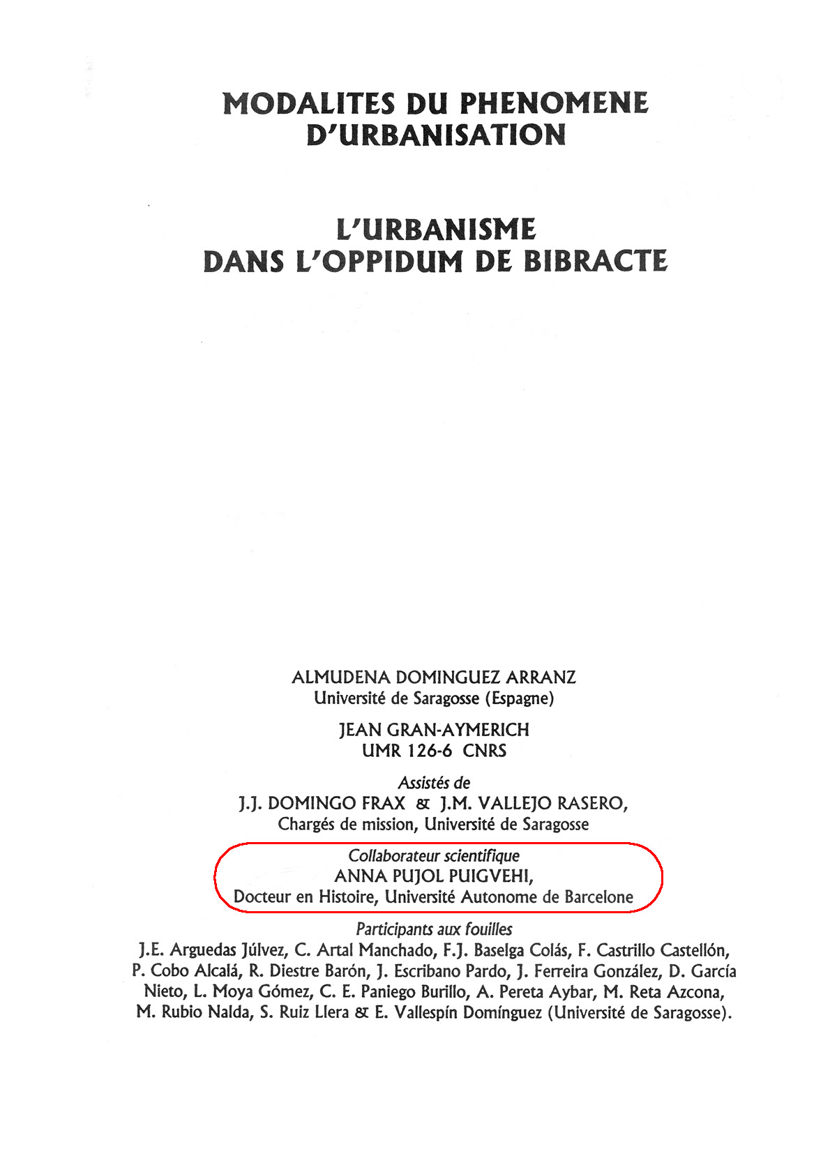 Modalités du phenomene d'urbanisation