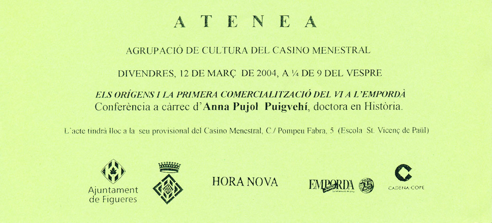 Els origens i laprimera comercialitzacio del vi